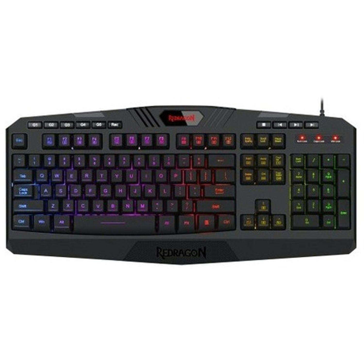 Teclado Membrana Redragon Harpe Pro Rgb - Crazygames-0