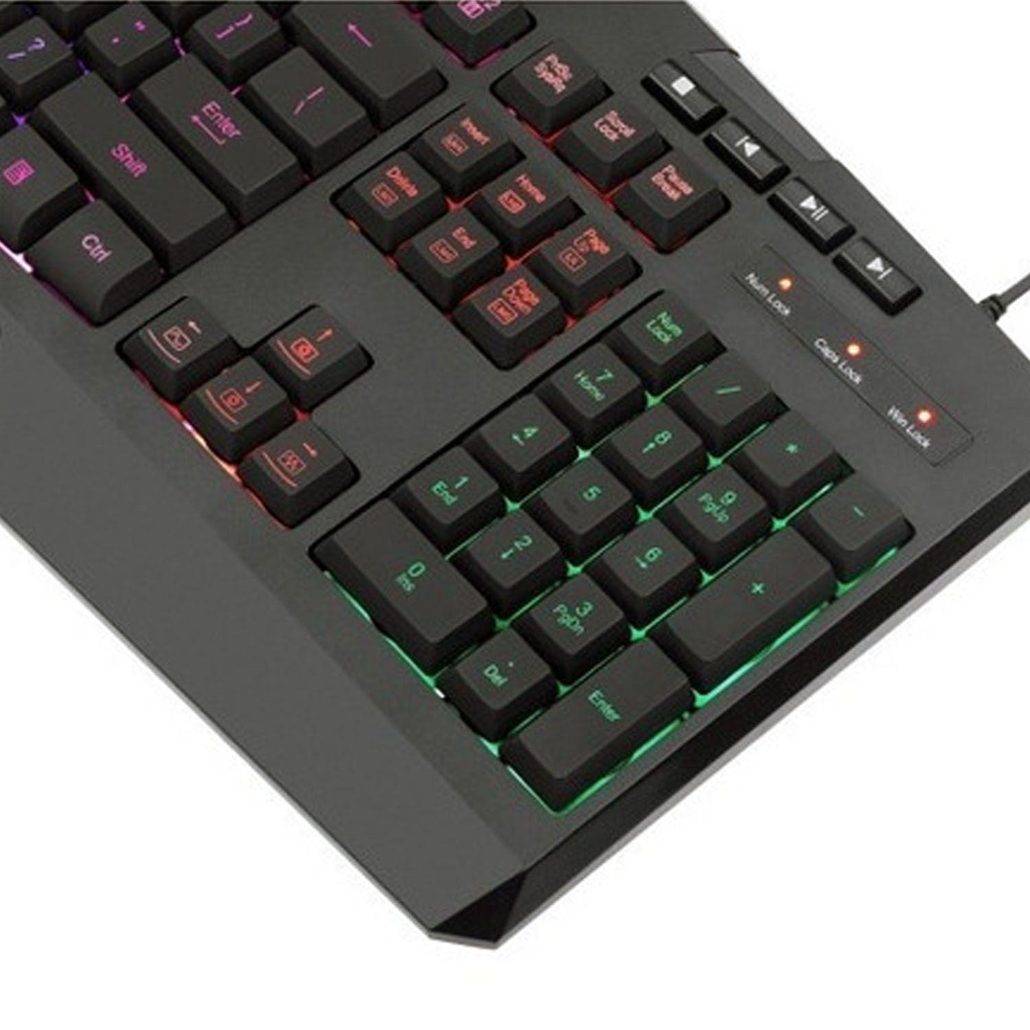 Teclado Membrana Redragon Harpe Pro Rgb - Crazygames-7