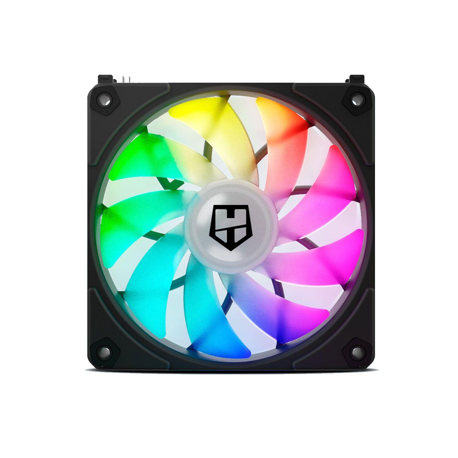 Pack 3 ventiladores Easy Link Argb Black Nox Hummer-3