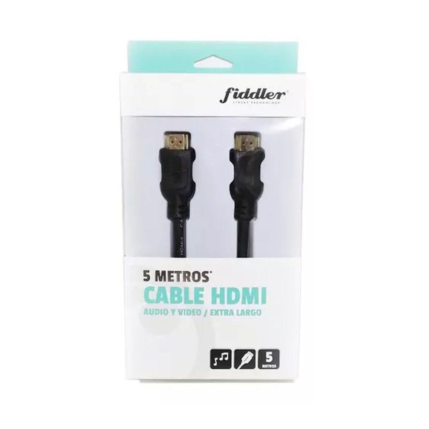 Cable HDMI Extra Largo 5MTS Fiddler FD-3350PRO - Crazygames-1