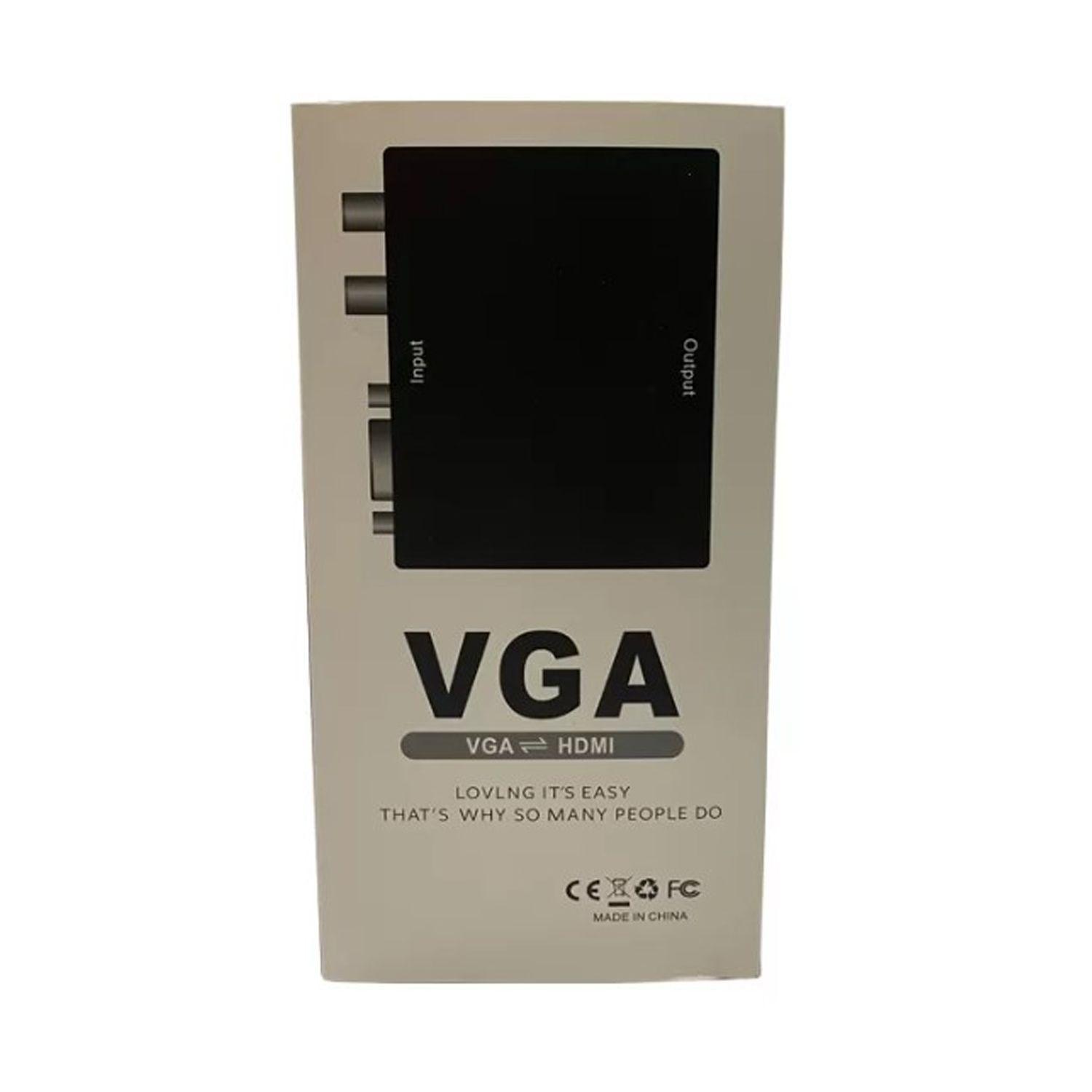 Convertidor de VGA + Audio A HDMI Con Cargador DBCHGA06-3