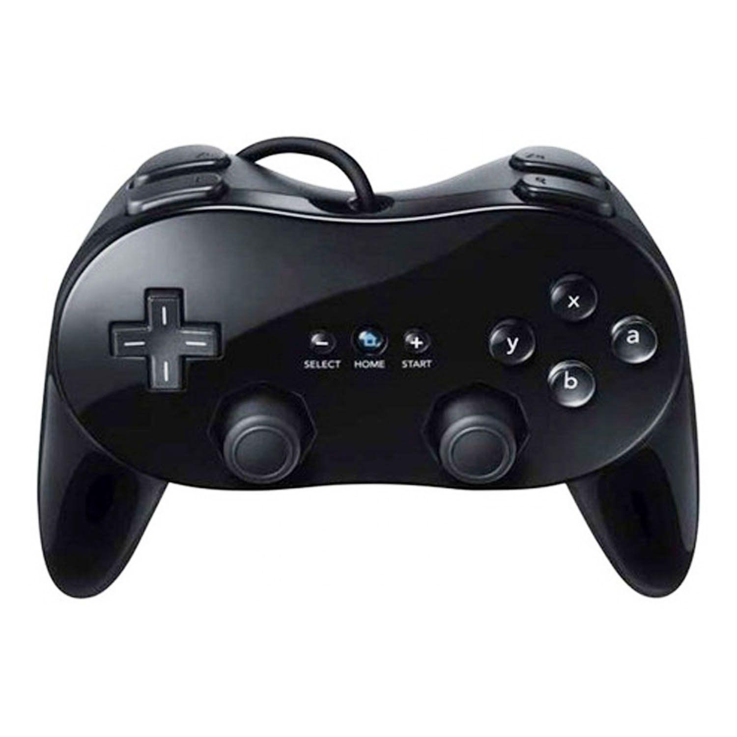 Control Clasico Oem Compatible Con Consolas Wii - Negro-0