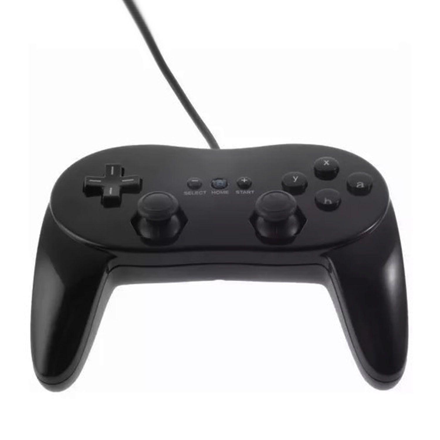 Control Clasico Oem Compatible Con Consolas Wii - Negro-2