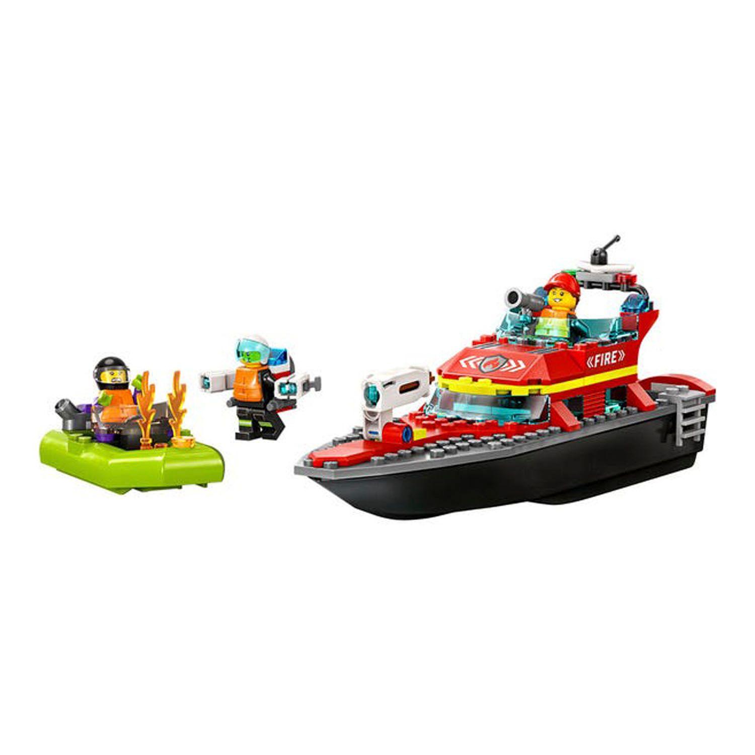 Lego City Lancha De Rescate De Bomberos 60373 - Crazygames-2
