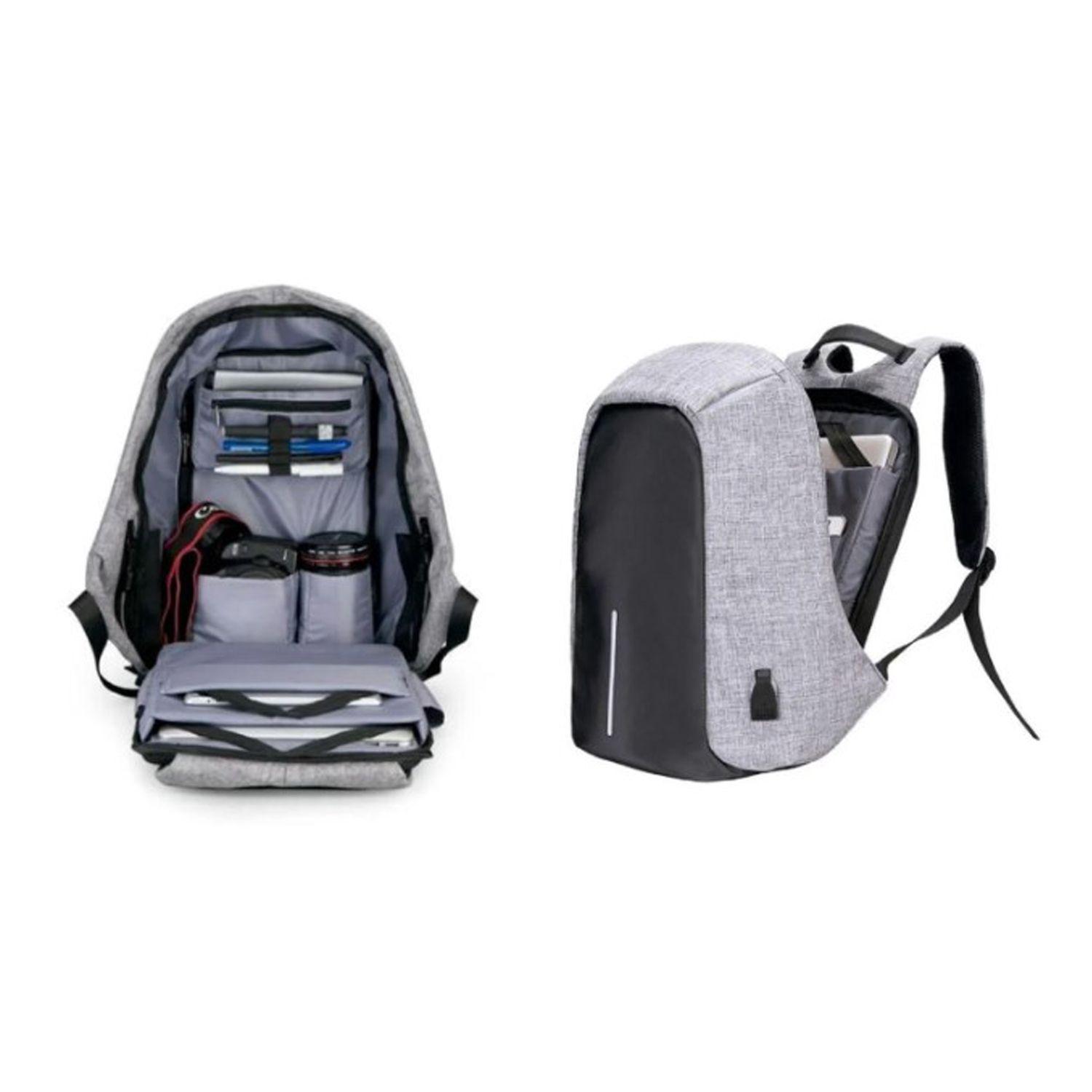 Mochila Antirobo Gris DBG643 - Crazygames-1