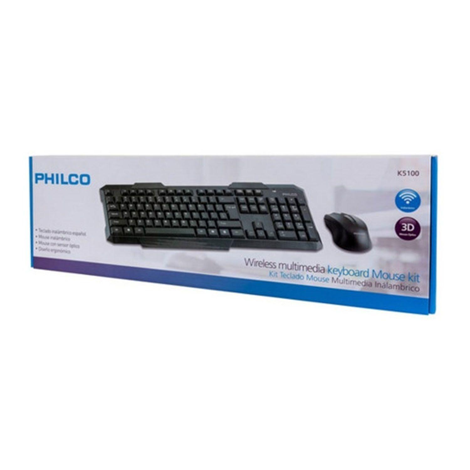 Kit Mouse Y Teclado Inalambrico Philco K5100 - Crazygames-1