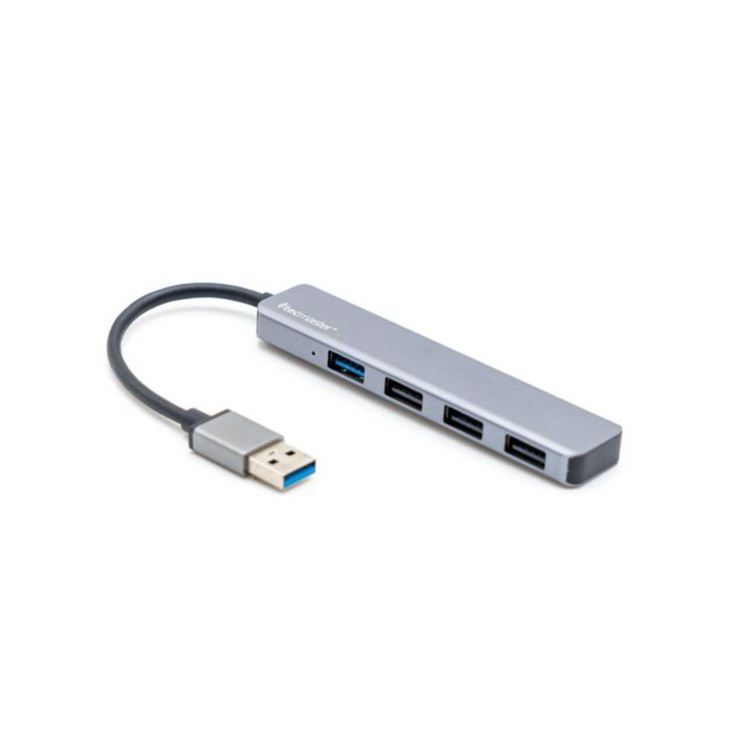 Hub Usb + 1 Puerto 3.0 + 3 Puertos 2.0 Tecmaster- Crazygames-0