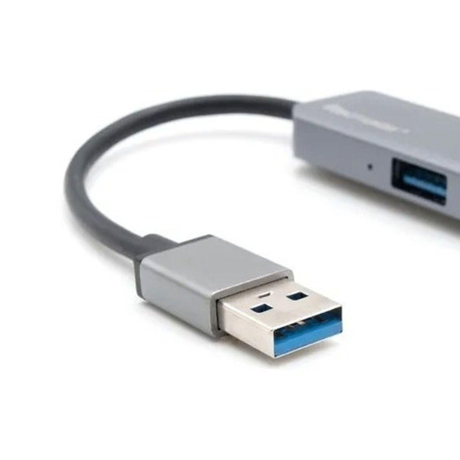 Hub Usb + 1 Puerto 3.0 + 3 Puertos 2.0 Tecmaster- Crazygames-1