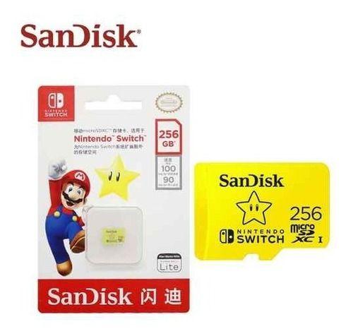 Memoria Sandisk Micro Sdxc 256gb Nintendo -crazygames--2