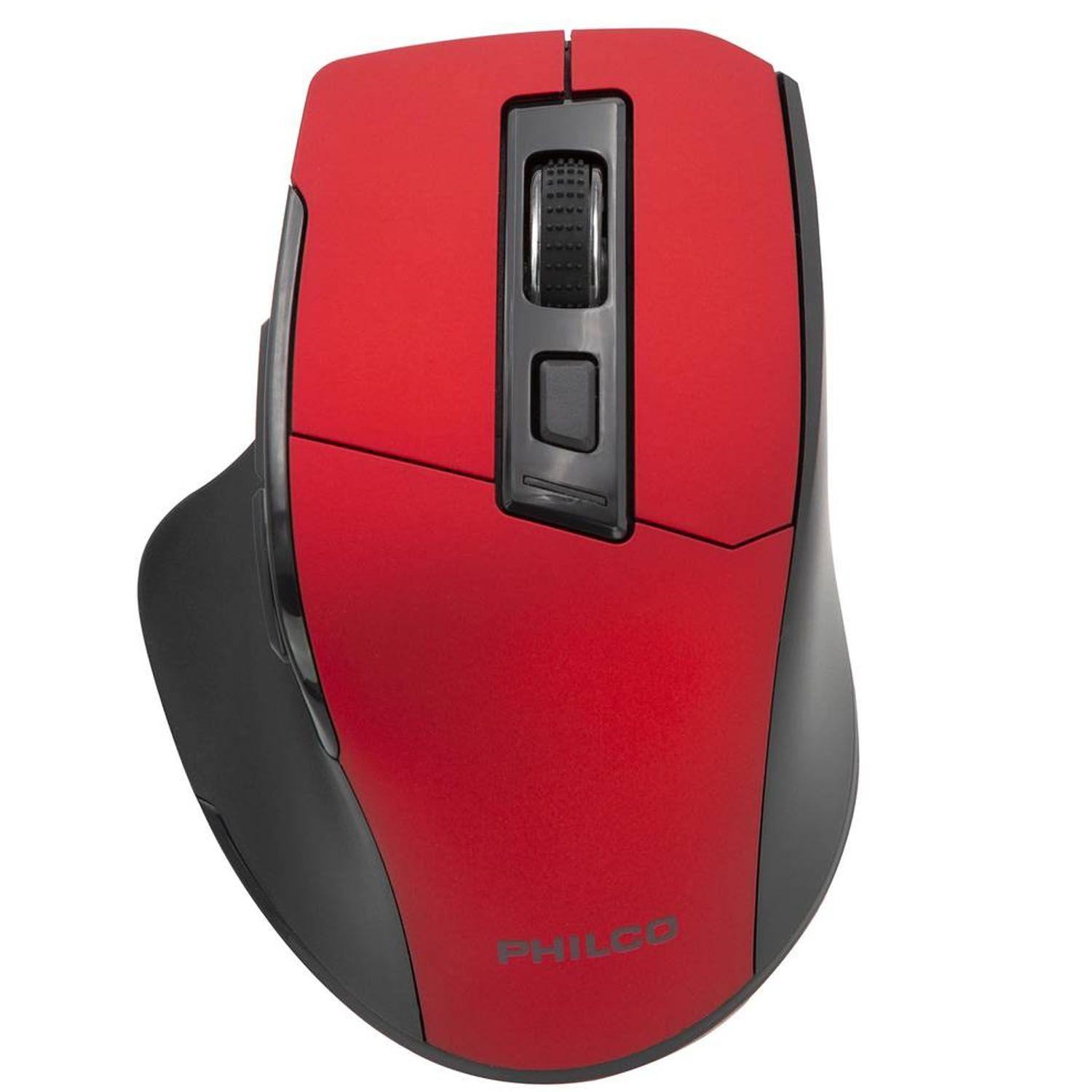 Mouse Optico 3d Inalambrico 345WR Rojo - Crazygames-0
