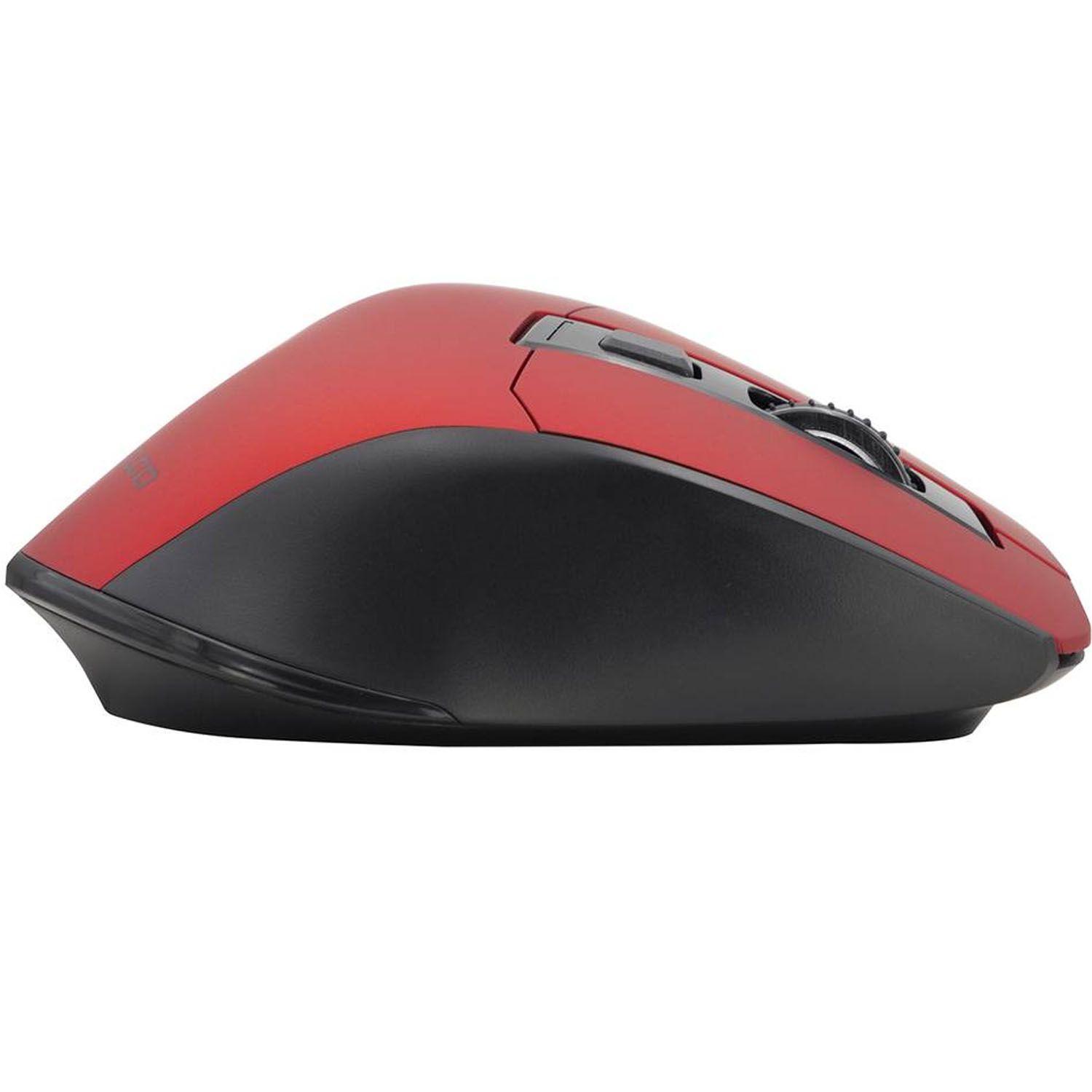Mouse Optico 3d Inalambrico 345WR Rojo - Crazygames-1