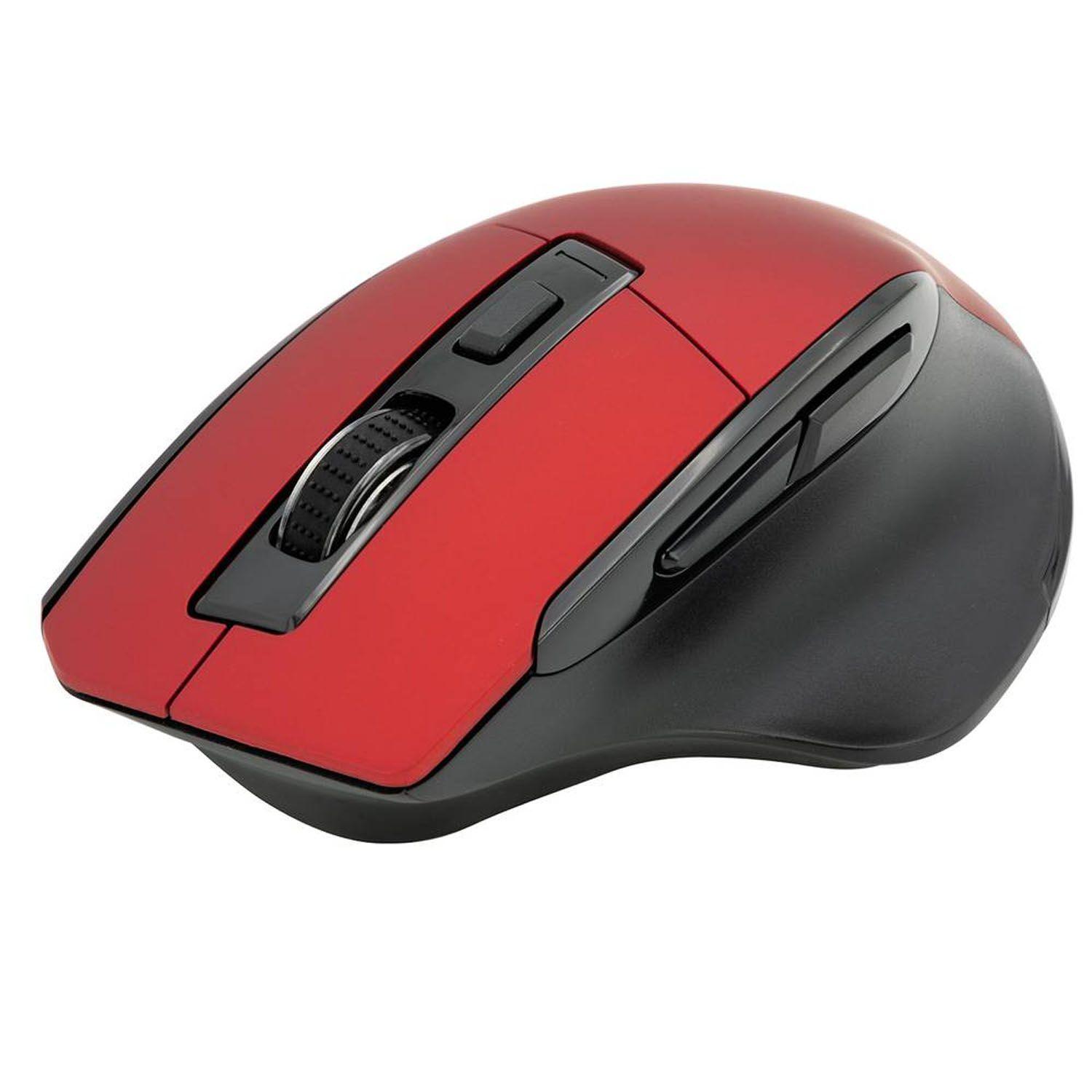 Mouse Optico 3d Inalambrico 345WR Rojo - Crazygames-2