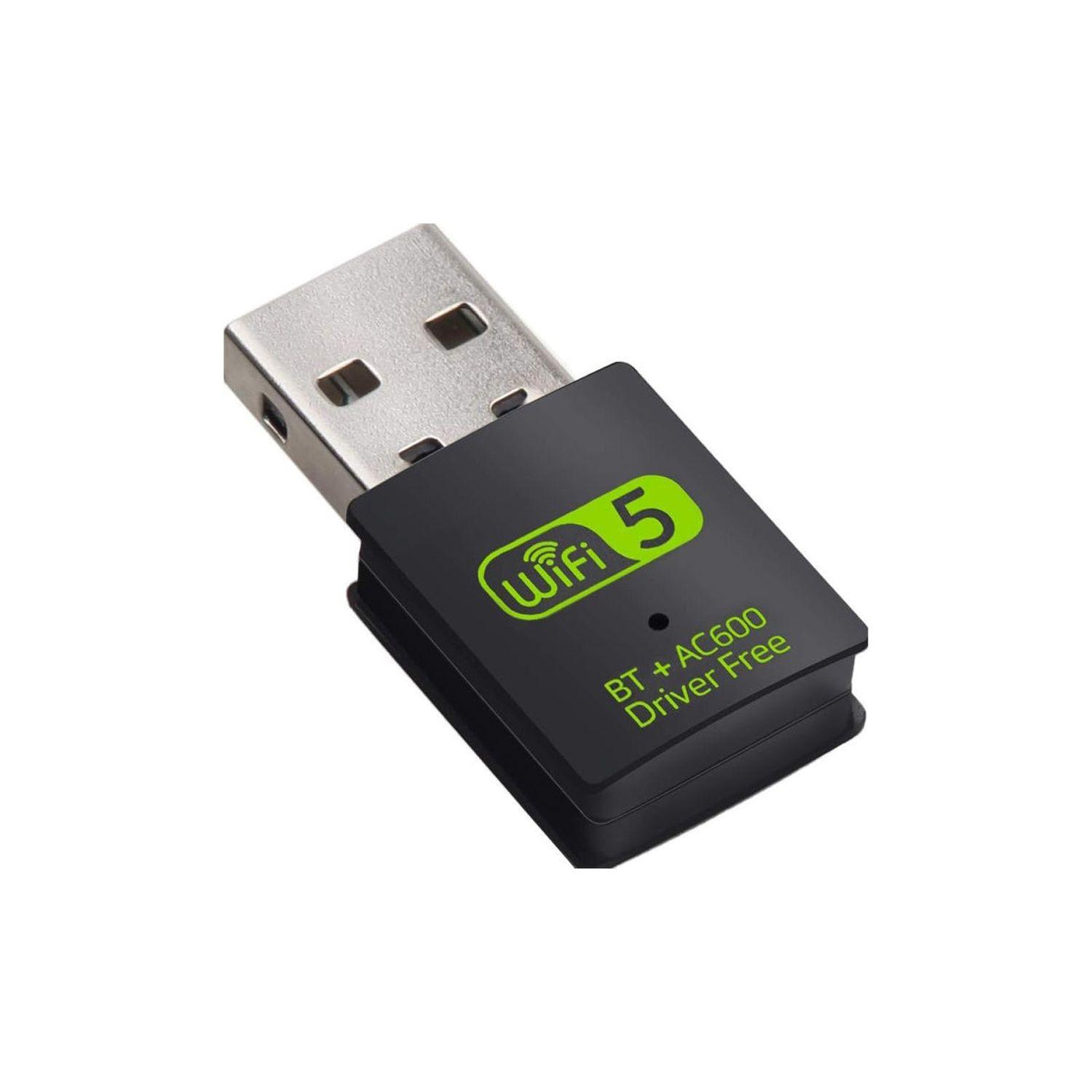Usb Adapter Dual Band Receptor Wifi 2.4 + Bluetooth 4.2-0