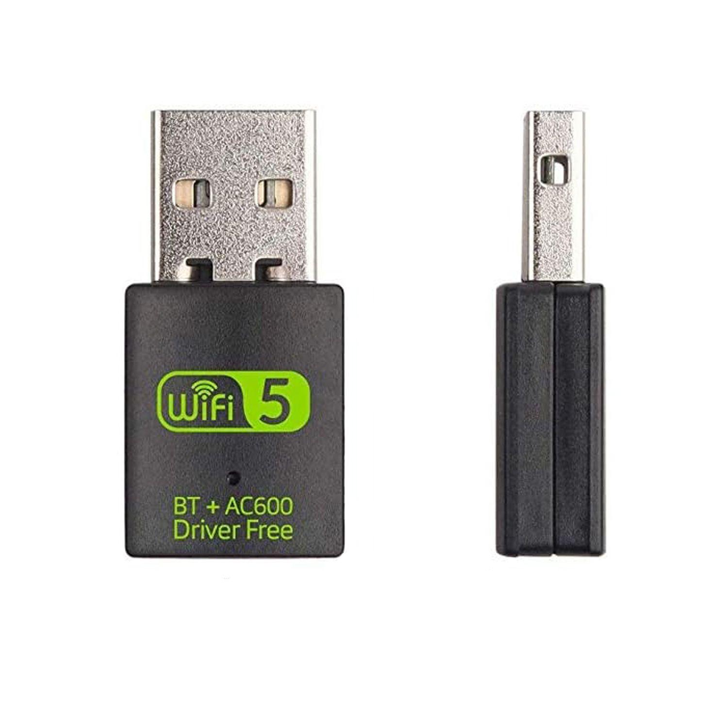 Usb Adapter Dual Band Receptor Wifi 2.4 + Bluetooth 4.2-1