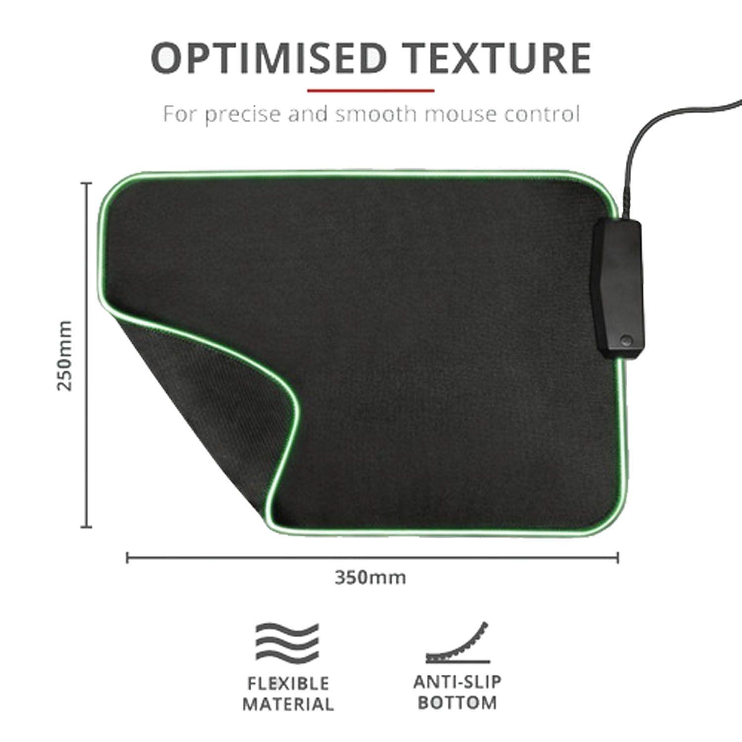 Mousepad Gamer Rgb + Hub Usb Glide Gxt765 Trust - Crazygames-2