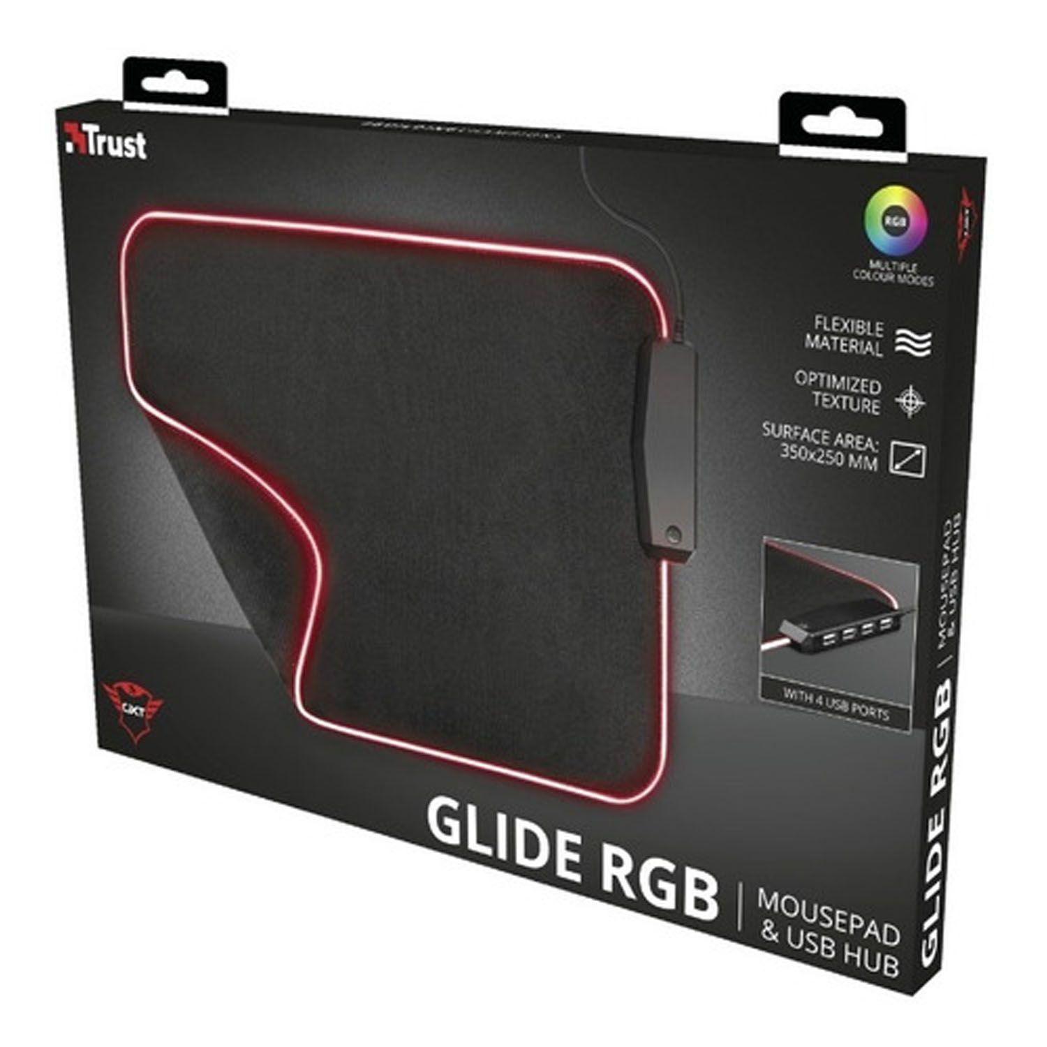 Mousepad Gamer Rgb + Hub Usb Glide Gxt765 Trust - Crazygames-3