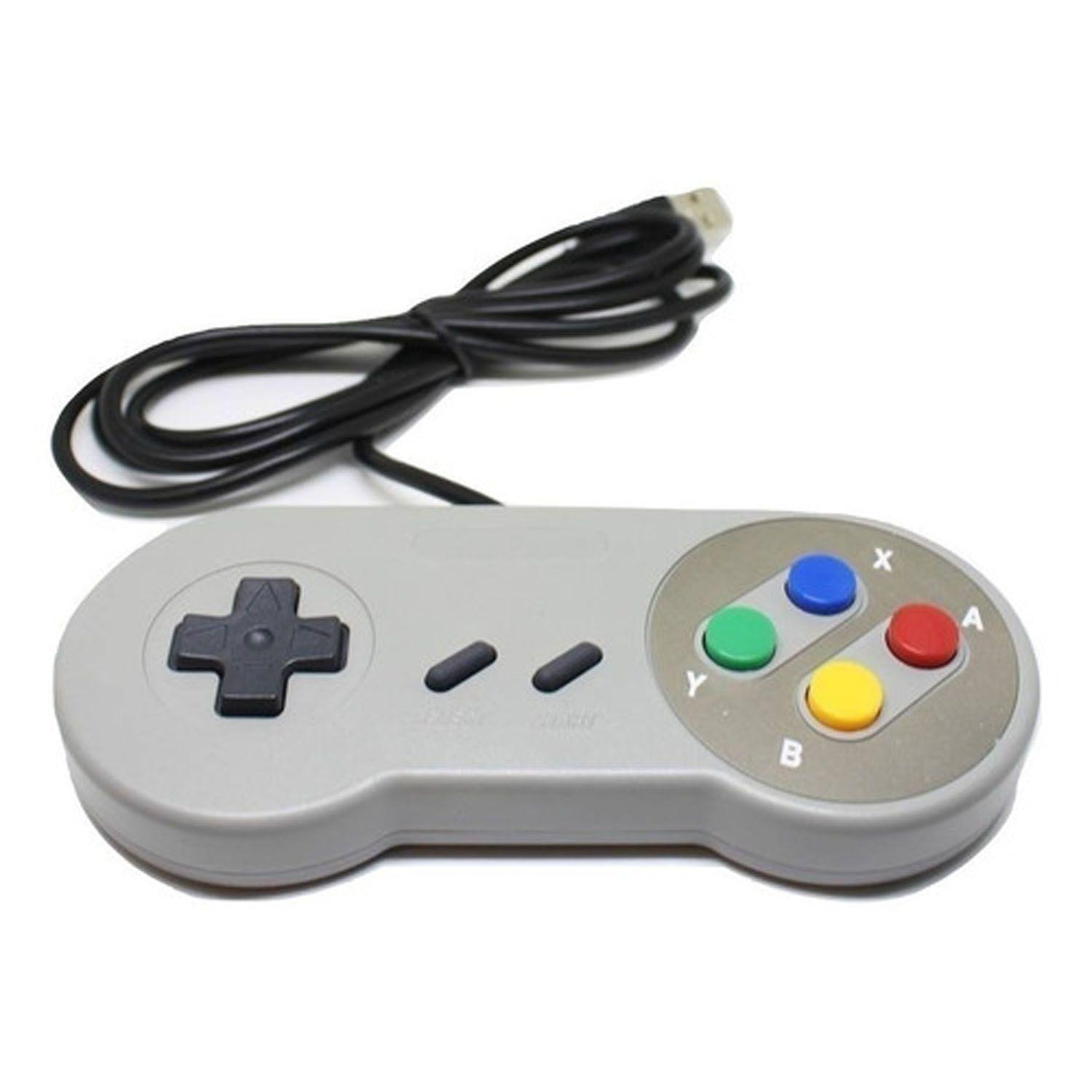 Control Oem Modelo Super Nintendo Conexión Usb-0
