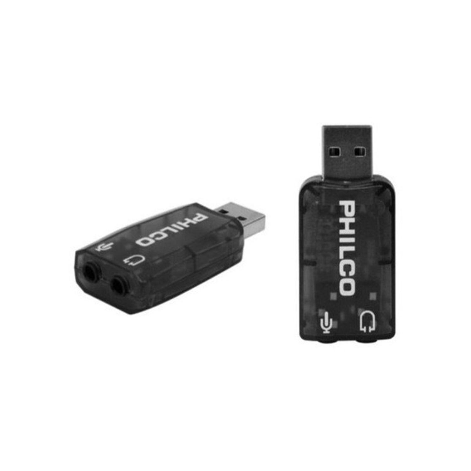 Tarjeta De Sonido Usb Philco Au 100-1