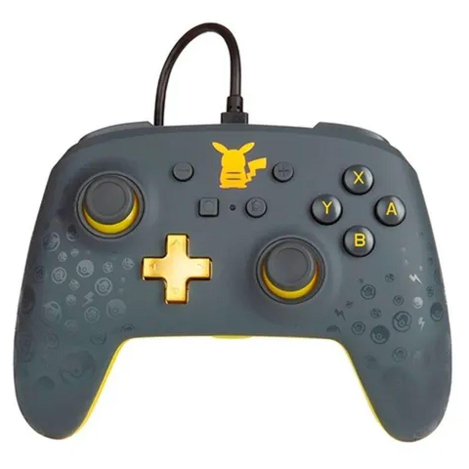 Control Pro Alámbrico Switch PIKACHU Gris Power A-0