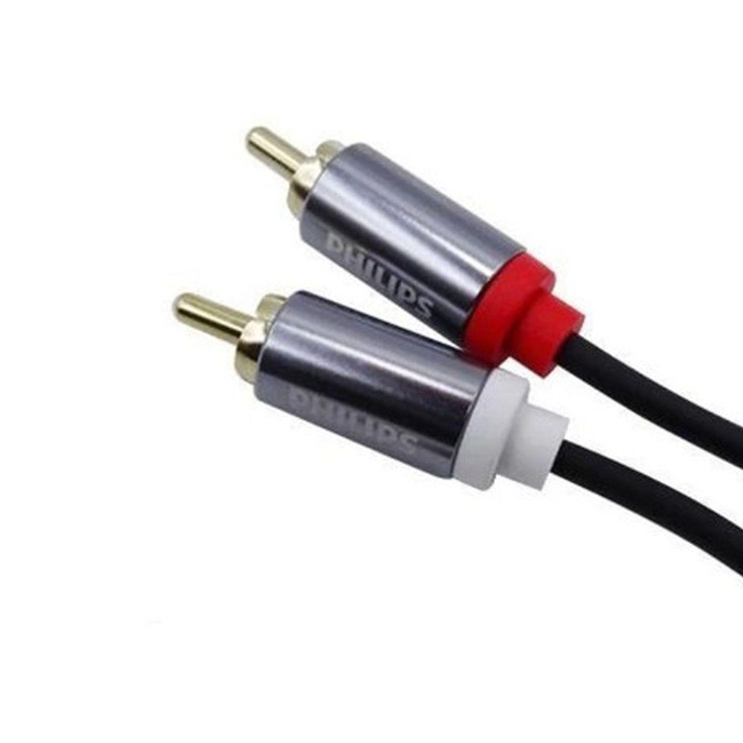Cable Auxiliar Philips 3.5mm A Rca 1.2 Metros - Crazygames-1
