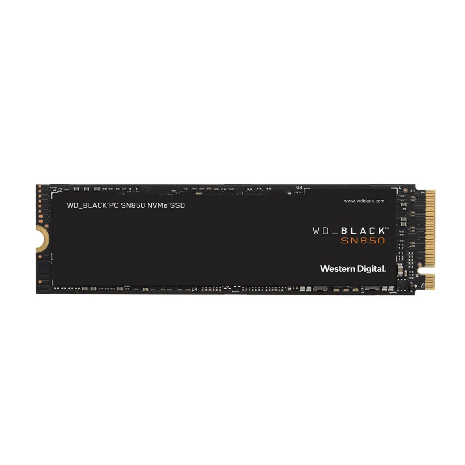 Disco Duro WD 500gb M.2 NVME Black SN850 4gen WDS500G1X0E-0