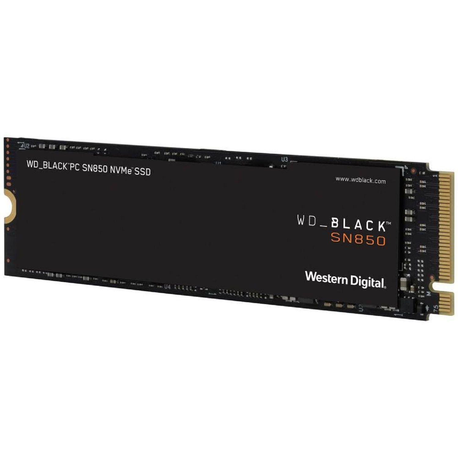 Disco Duro WD 500gb M.2 NVME Black SN850 4gen WDS500G1X0E-1