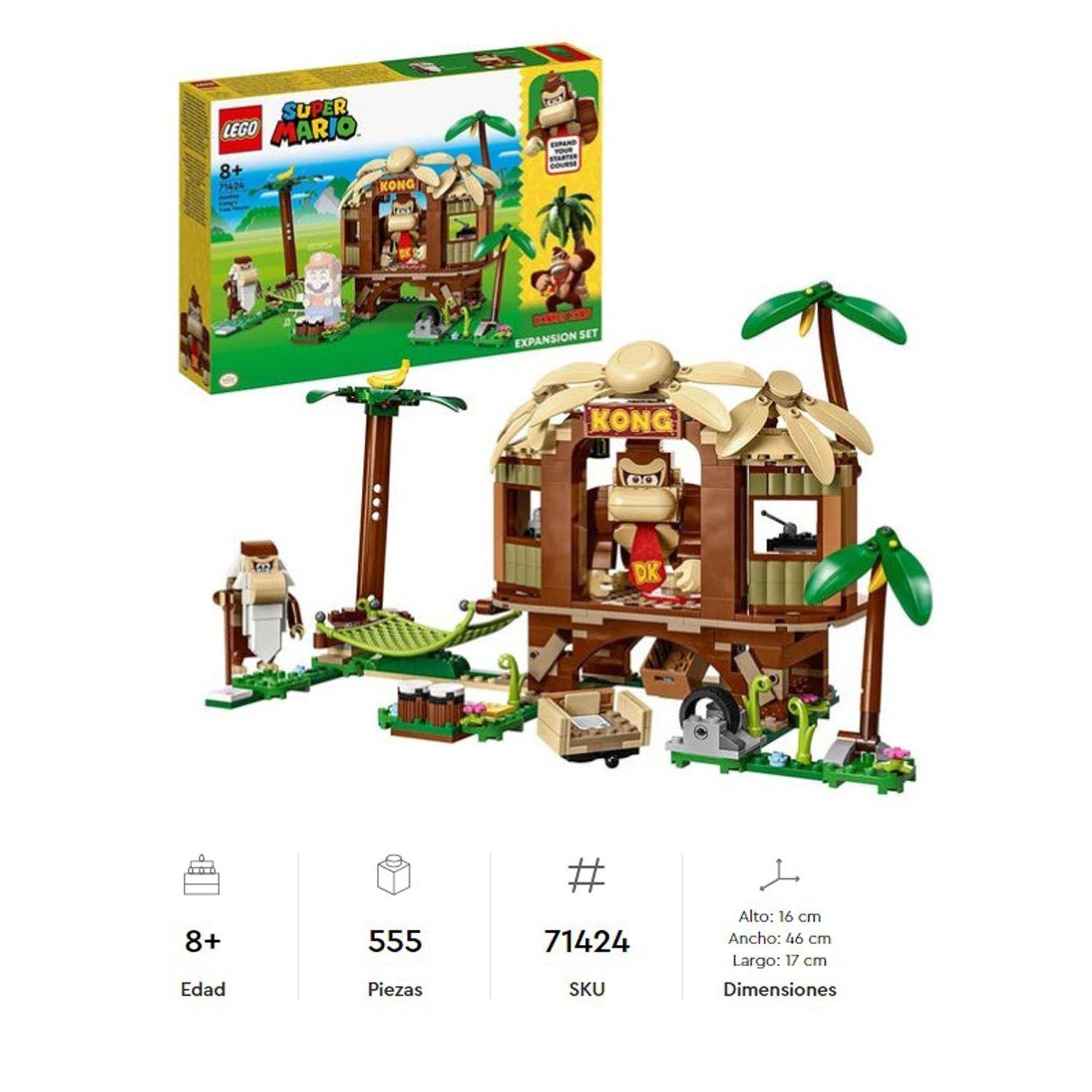 Lego Mario Set Expansion Casa Del Arbol De Donkey Kong 71424-10