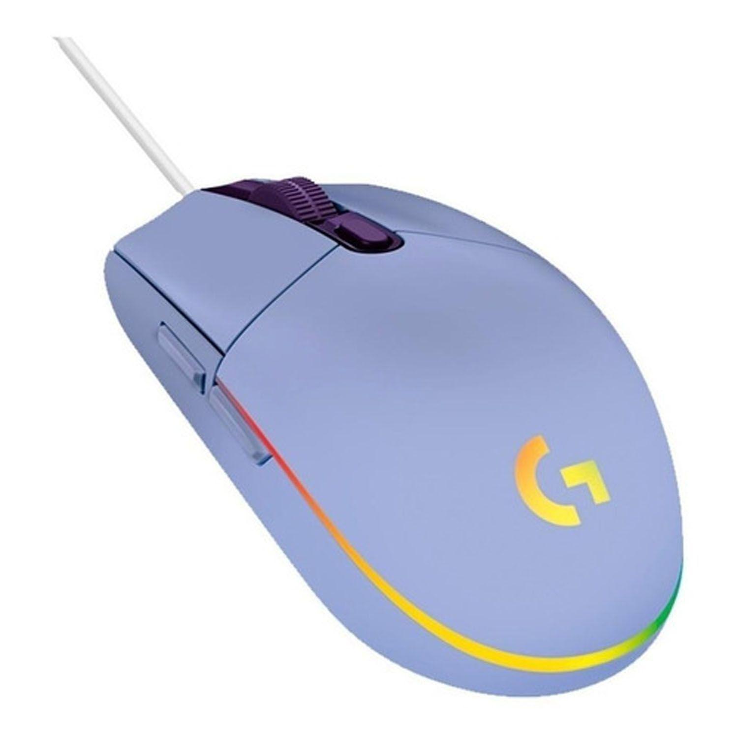 Mouse Gamer Logitech Lightsync G203 Lila - Crazygames-0