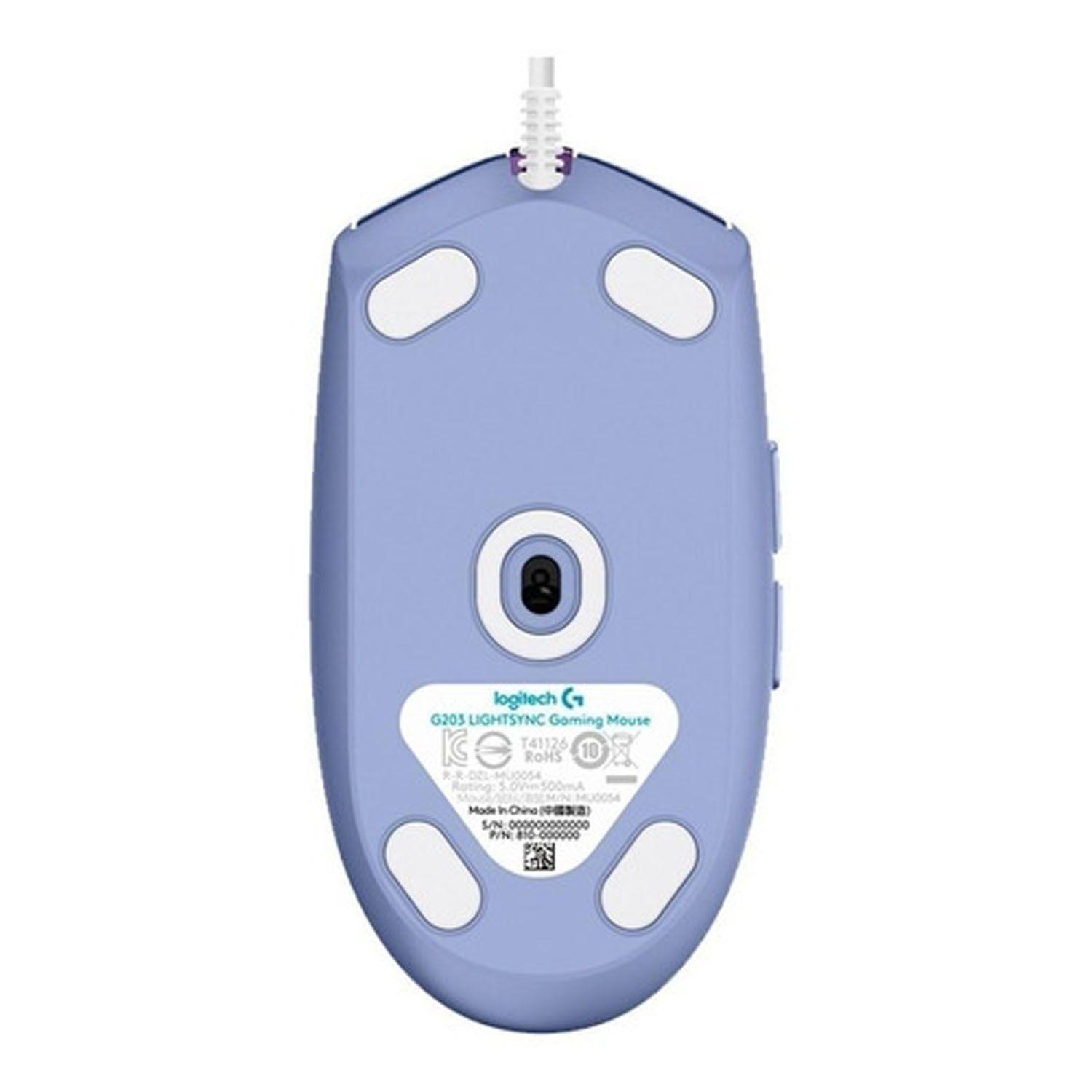 Mouse Gamer Logitech Lightsync G203 Lila - Crazygames-4