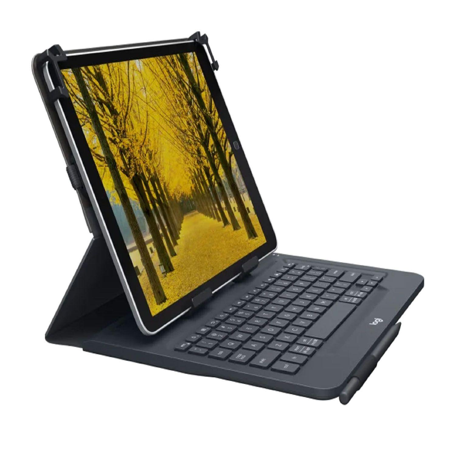 Folio Universal Logitech con Teclado Bluetooth de Tablet 10"-0