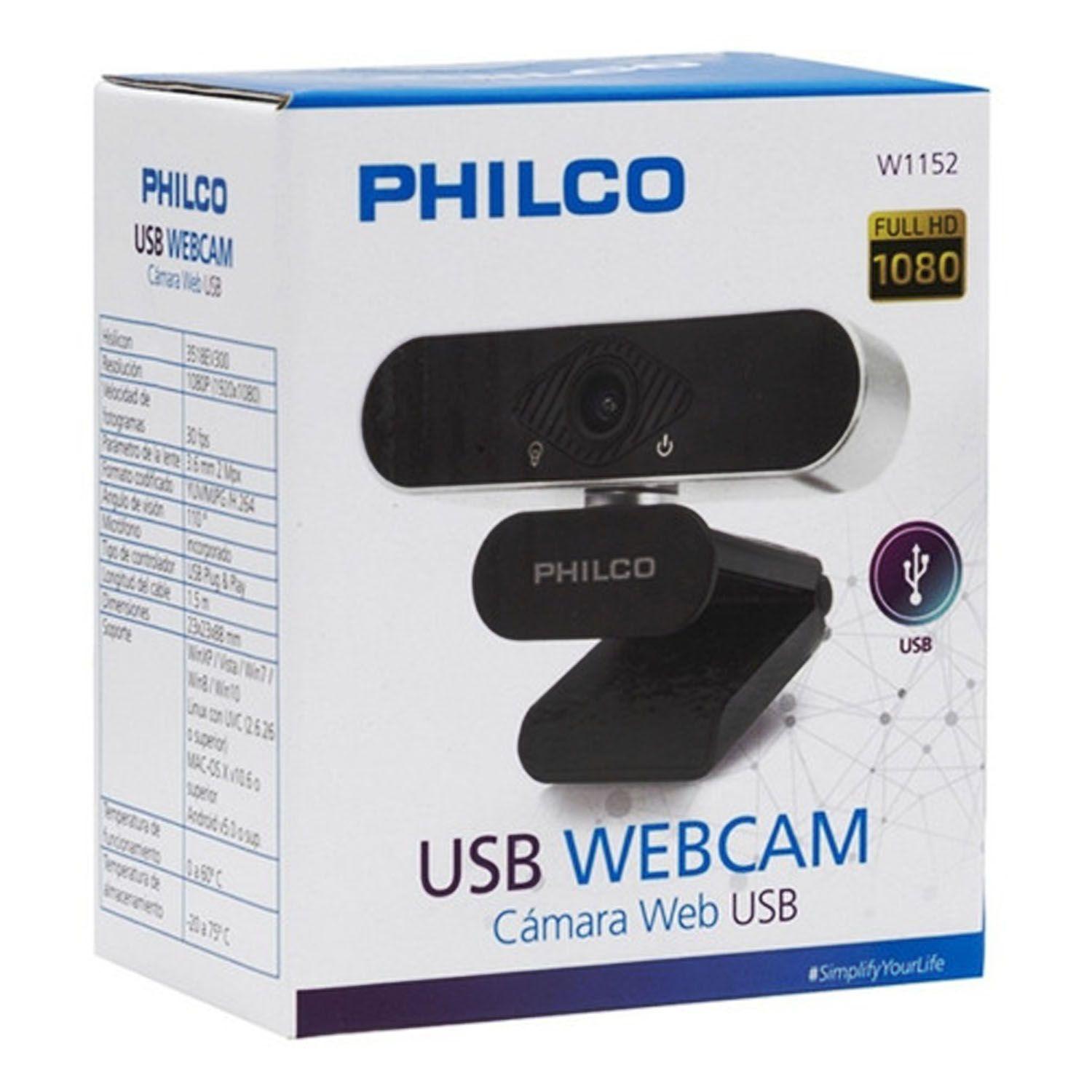 Camara Webcam Full Hd 1080p Philco Usb - Crazygames-4