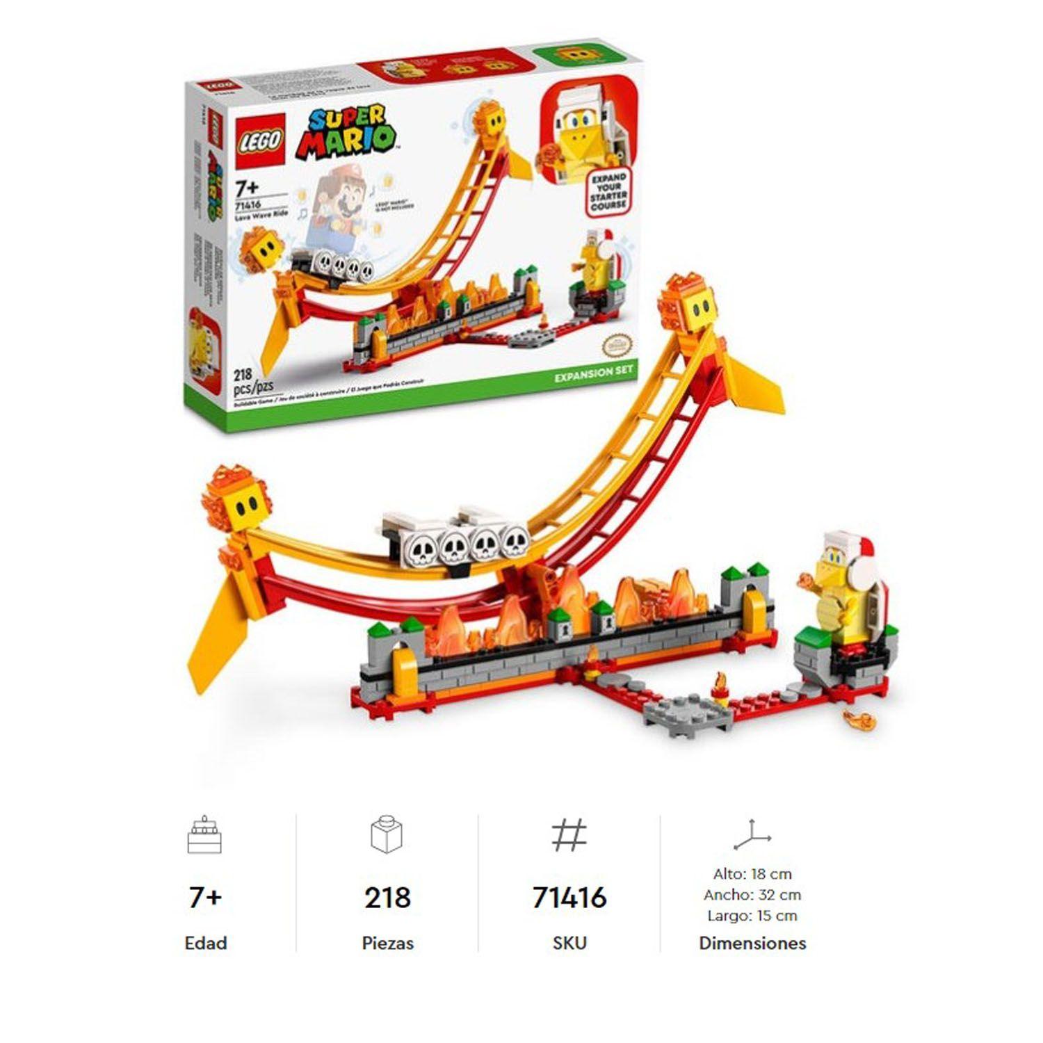 Lego Super Mario Set De Expansion: Gran Ola de Lava 71416-8