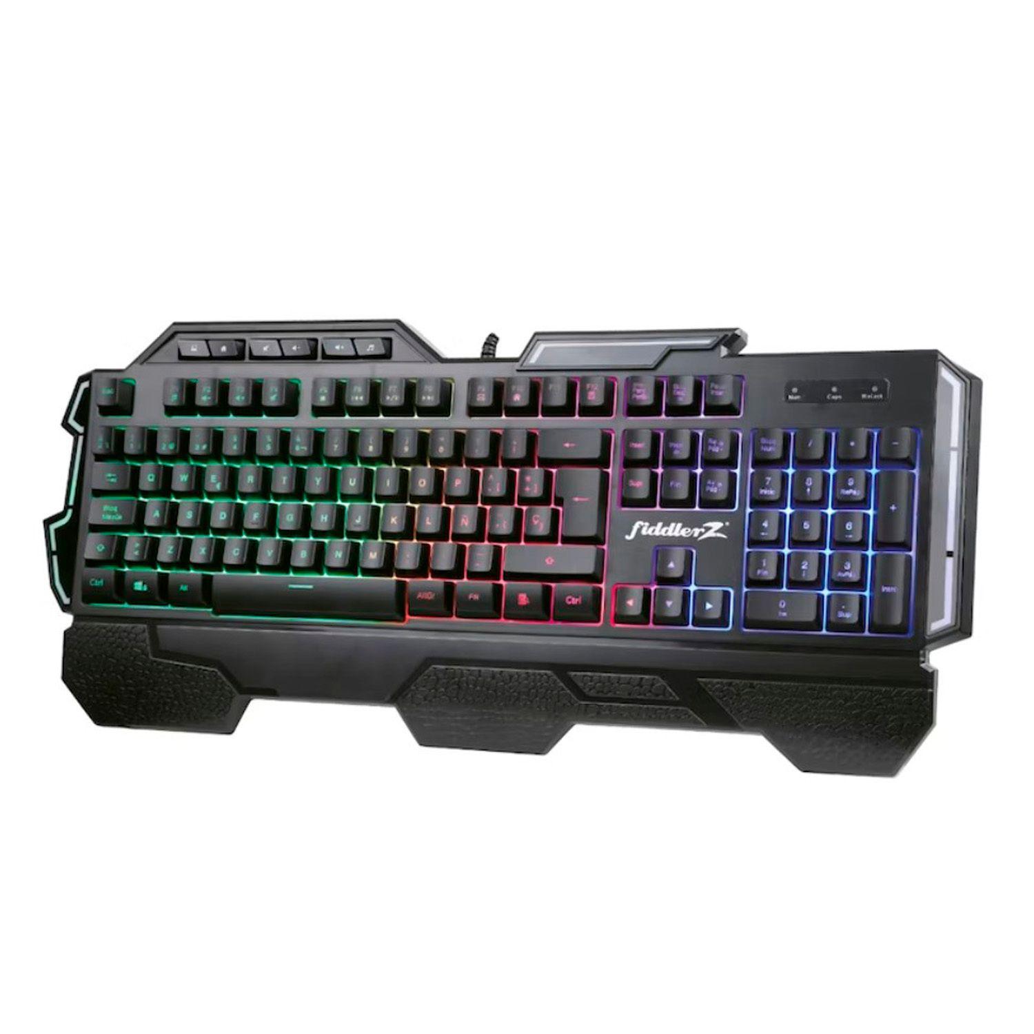 Teclado Gamer Membrana Retroiluminado FD-KD609 - Crazygames-0