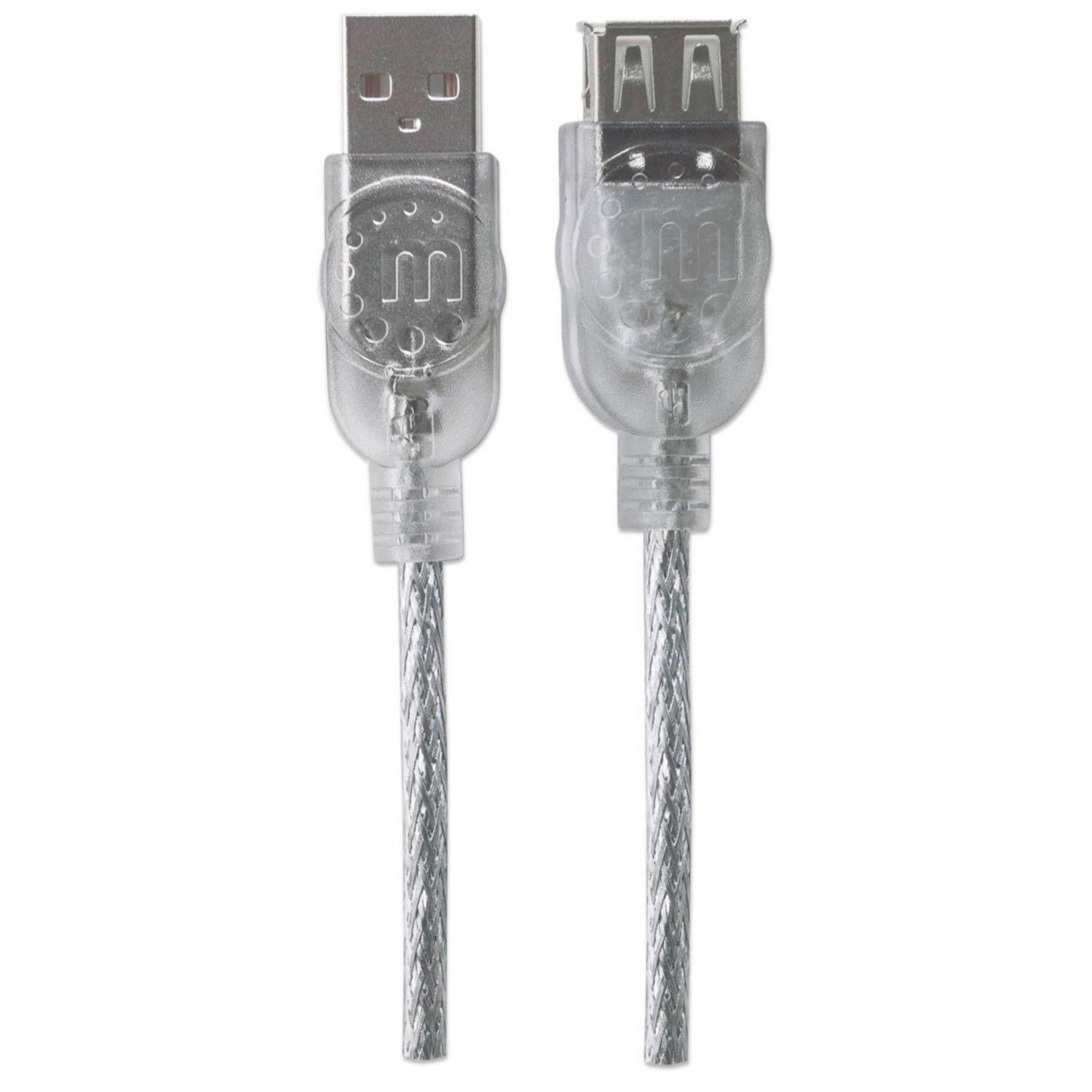 Cable Extension Usb 2.0 Plateado 4.5 Mts 340502 - Crazygames-1