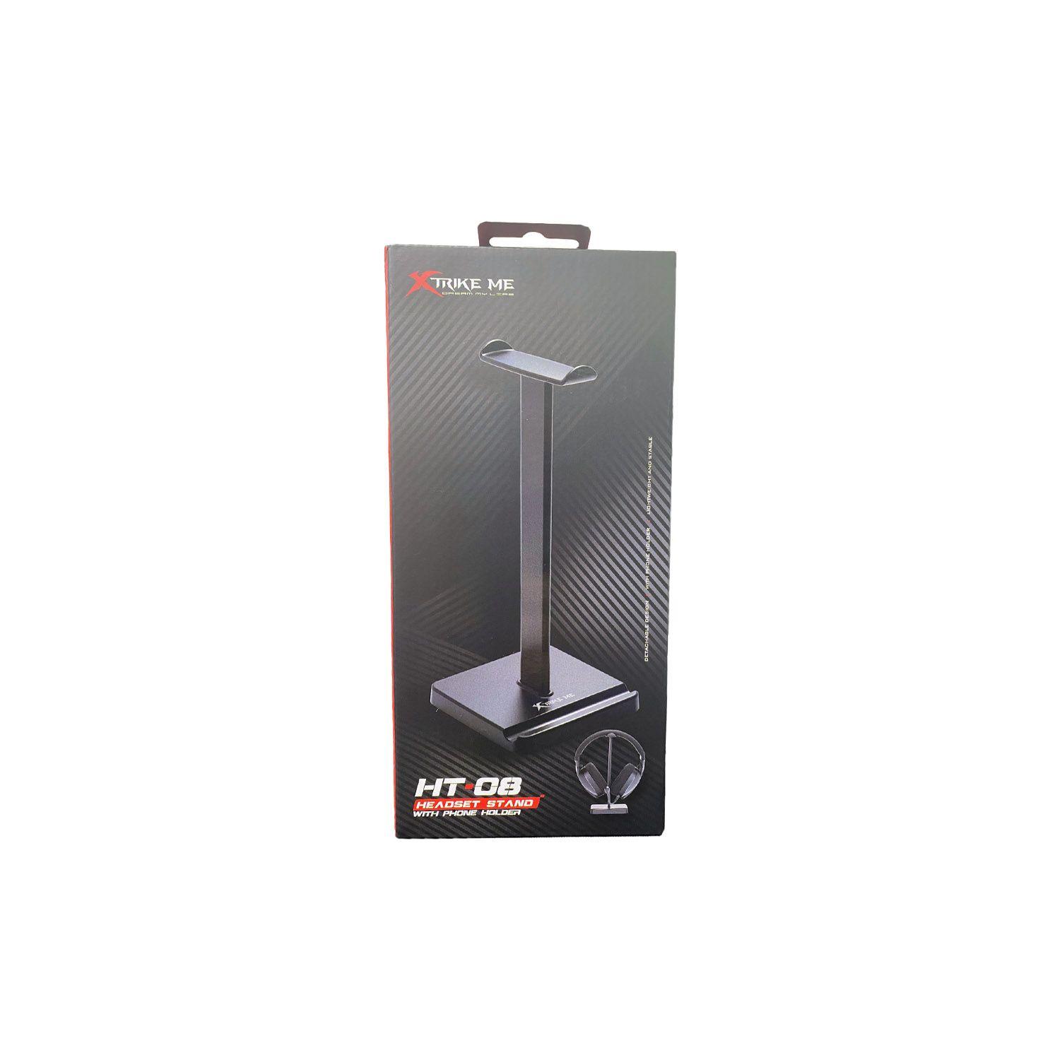 Base para Audifonos Xtrike-Me Ht-08 Black-1
