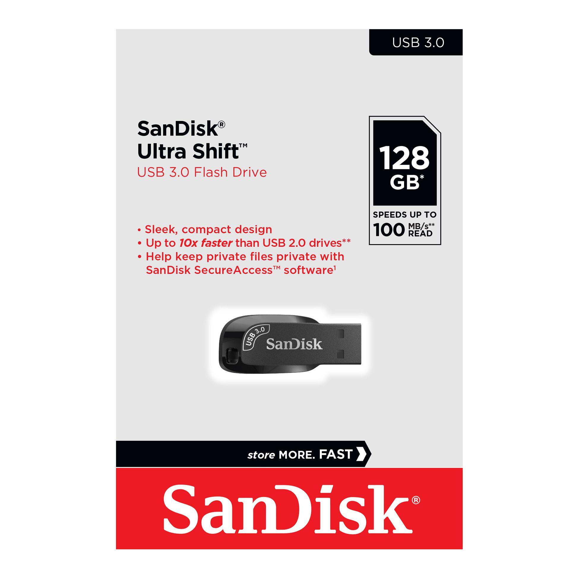 Pendrive Sandisk Ultra Shift Usb 3.0 De 128 Gb - Crazygames-2