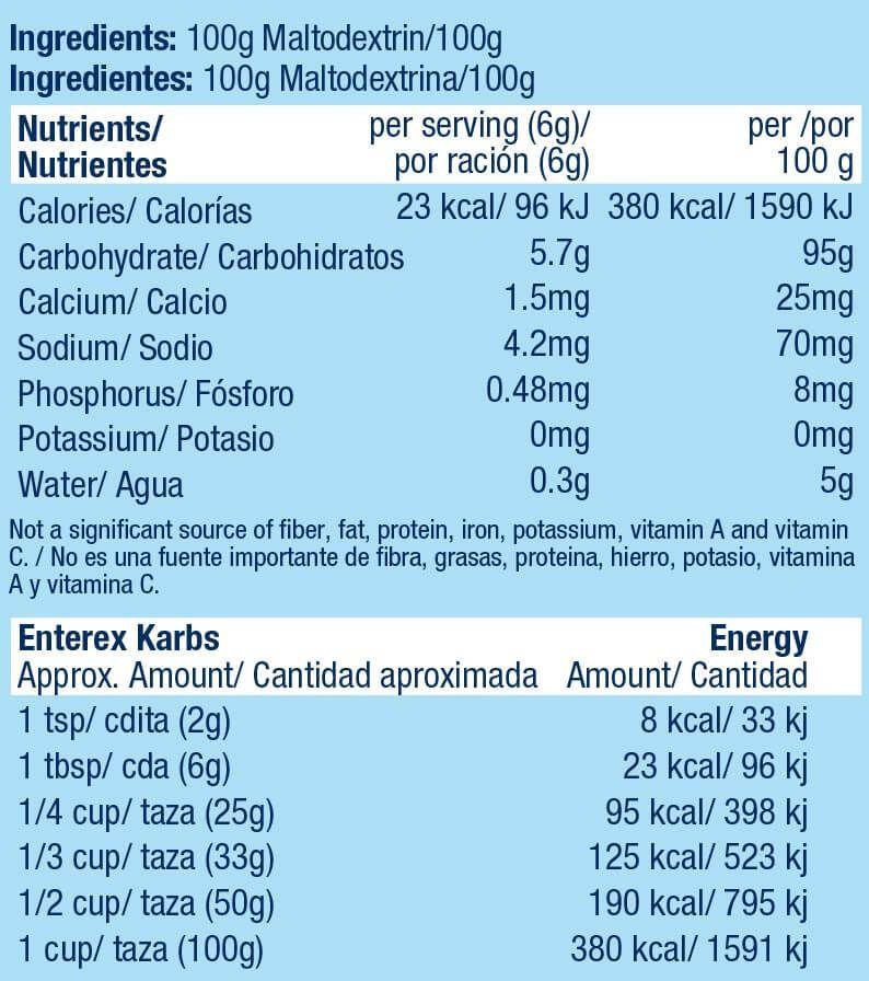 ENTEREX KARBS 450GR-0