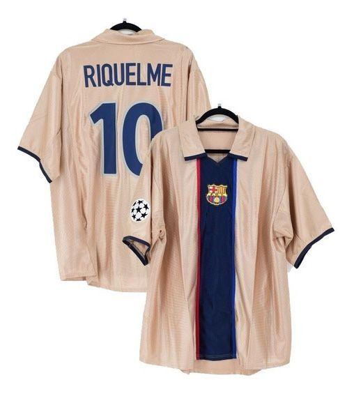 Camiseta Futbol Barcelona RIQUELME Talla XL-0