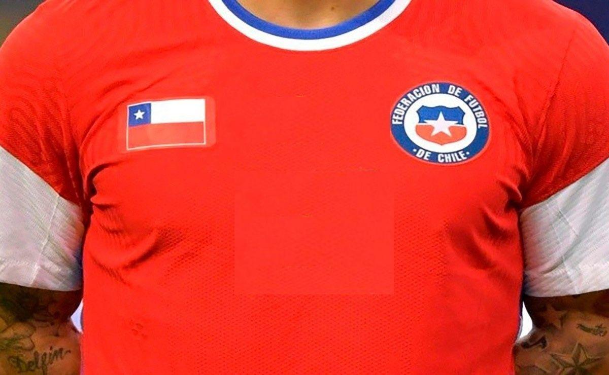 Camiseta Futbol Seleccion Chile VIDAL Talla L-0