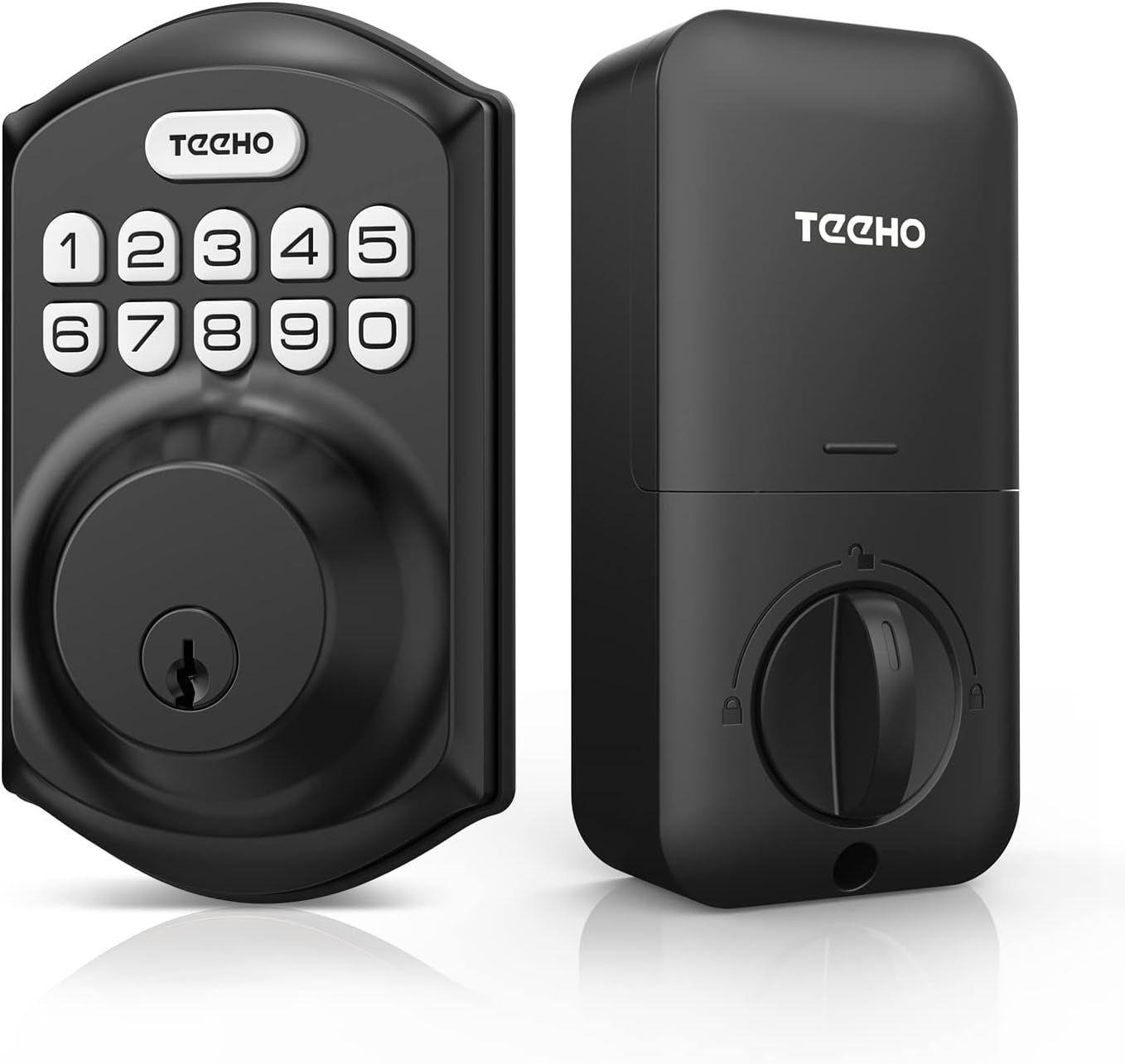 CERRADURA INTELIGENTE PUERTA DELANTERA SIN LLAVE CON TECLADO-0