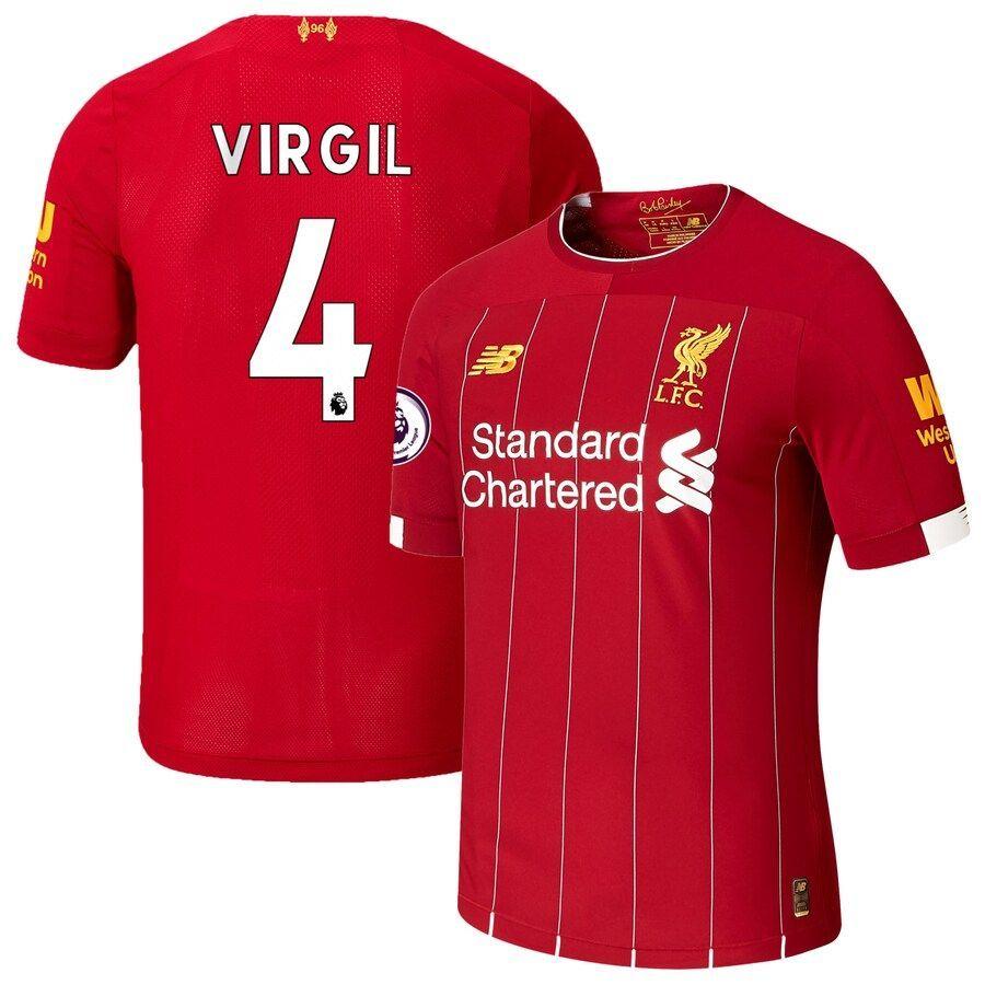 Camisetas Futbol Liverpool Inglaterra VIRGIL VAN DIJK Talla L-0