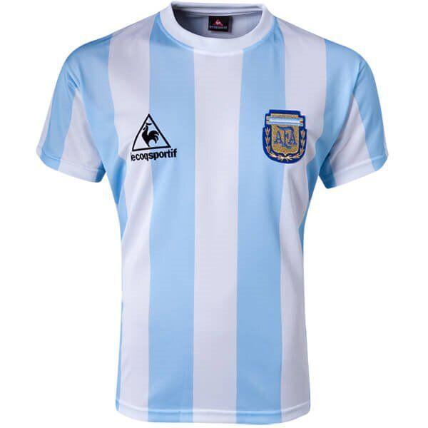 Camisetas Retro Seleccion Argentina 1986 MARADONA Stock-0