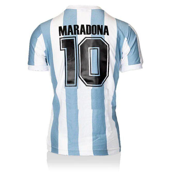 Camisetas Retro Seleccion Argentina 1986 MARADONA Stock-1