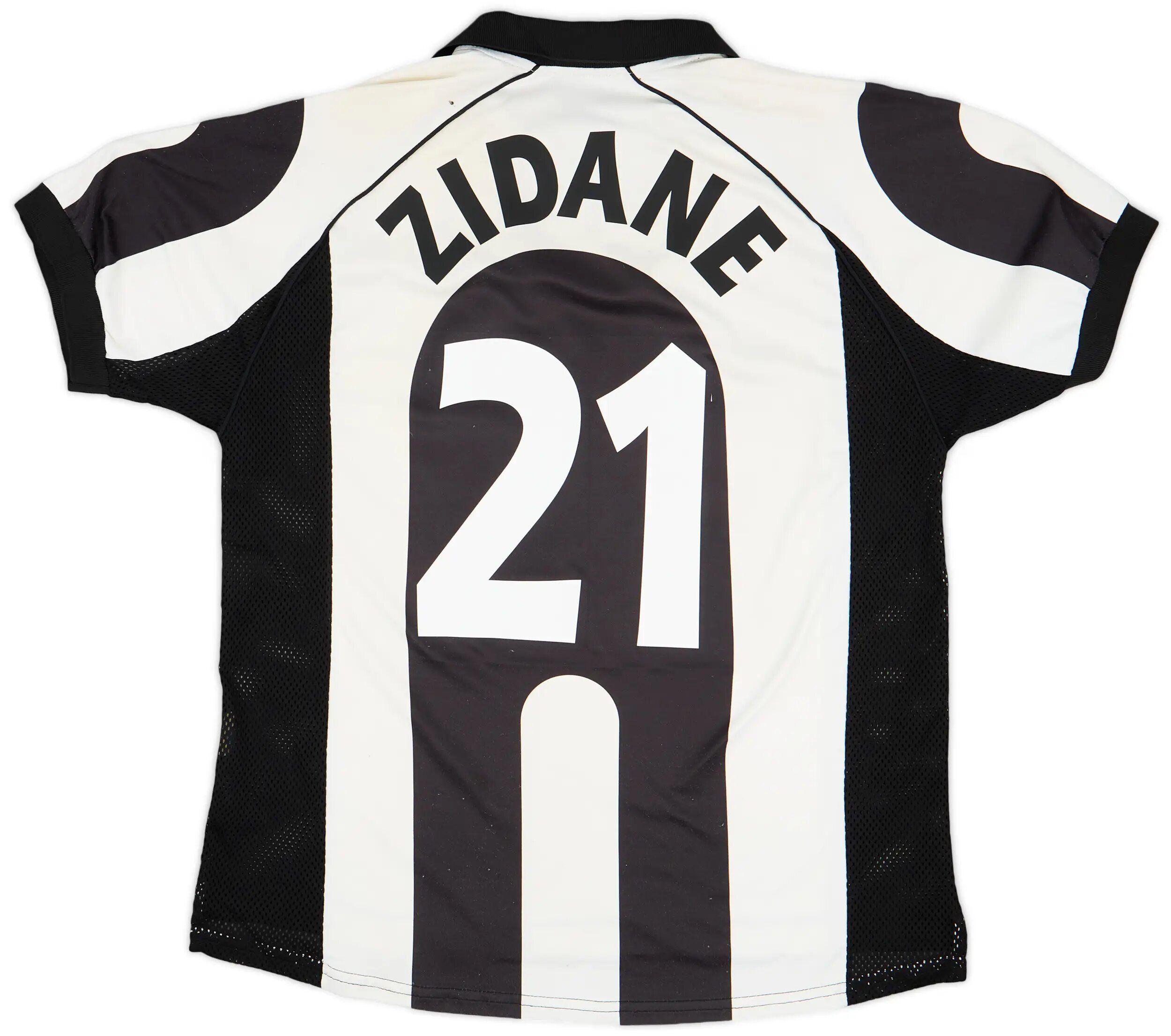 Camiseta Futbol Retro Juventus Italia ZIDANE Talla XL-1