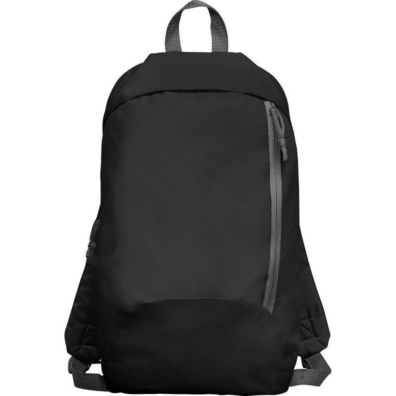 Mochila Pequeña Ligera Compacta Resistente Al Agua Negra-0