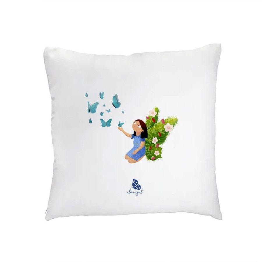 Cojín con relleno, con imagen La transformación -0