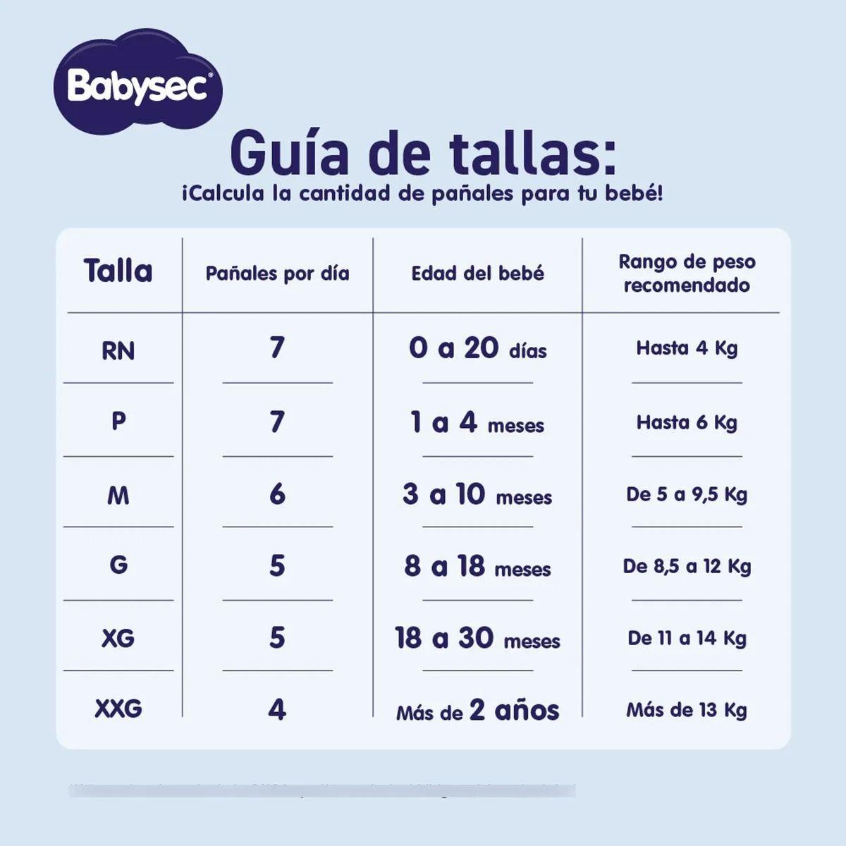 Pañales Babusec Premium Manga X8 - Talla XG - 112 Pañales-4