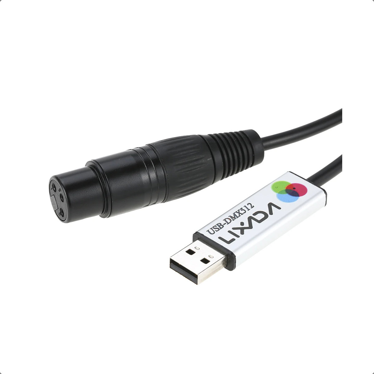 Cable Usb Dmx Dmx512 Interfaz Adaptador Led Luces Dj-4