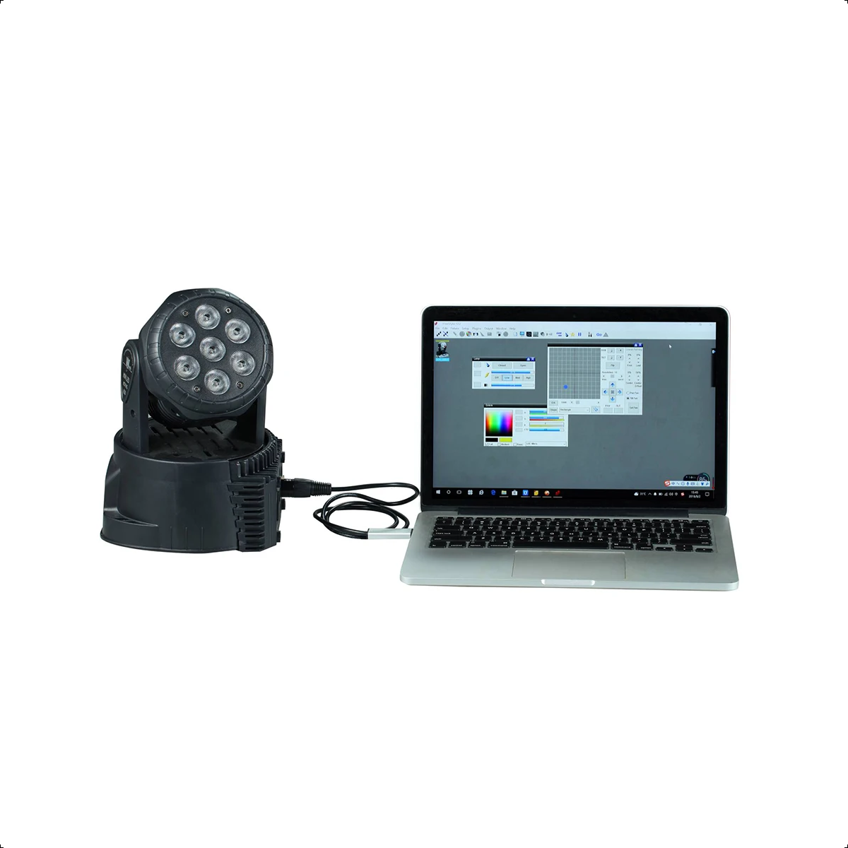 Cable Usb Dmx Dmx512 Interfaz Adaptador Led Luces Dj-5