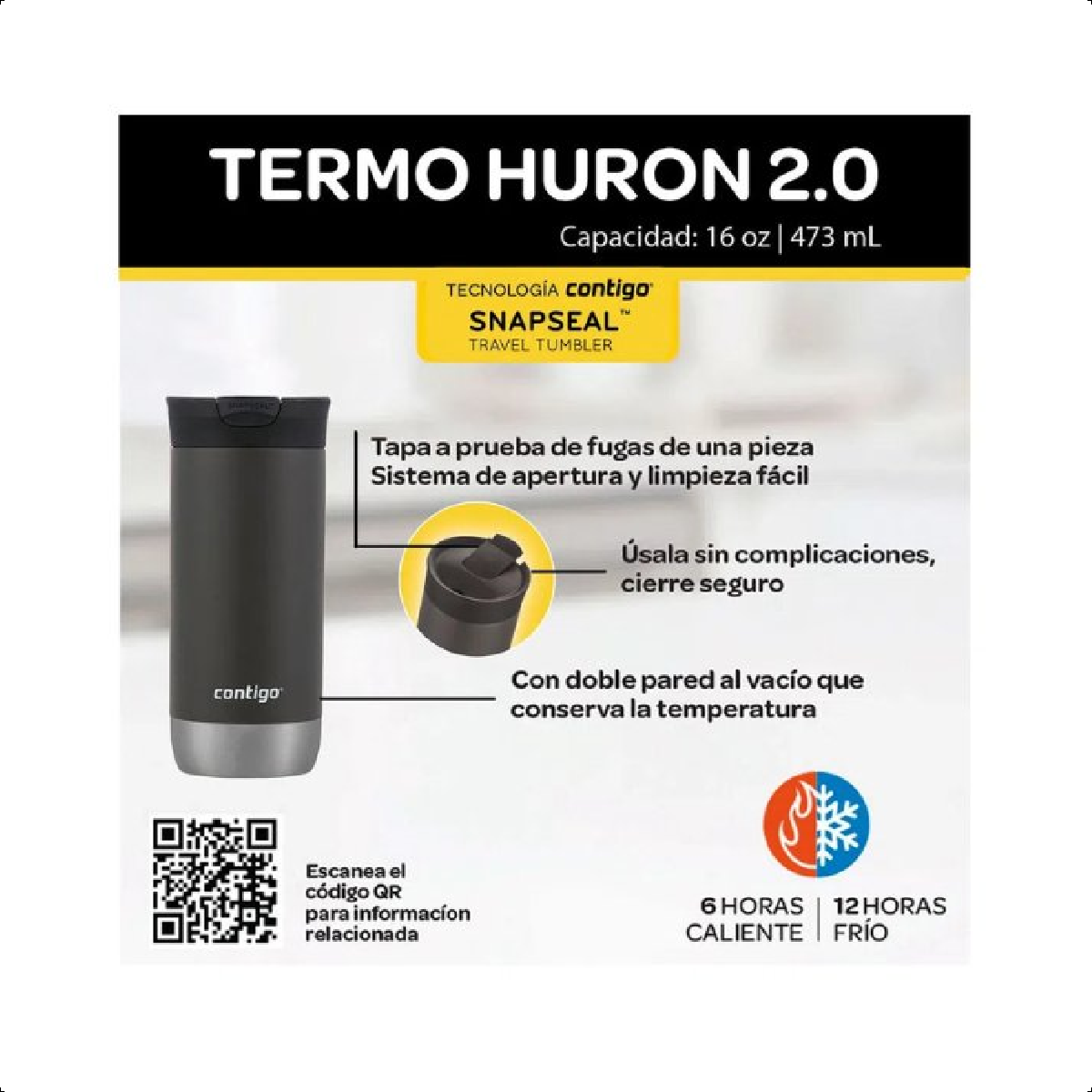 Mug Huron Sake Contigo Vaso Térmico 473 Ml-7